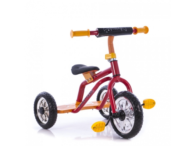 Трехколесный велосипед Profi Trike M 0688-3 Красно-желтый