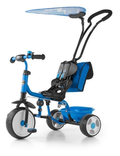 Велосипед 3х кол. M.Mally Boby 2015 с подножкой (blue)