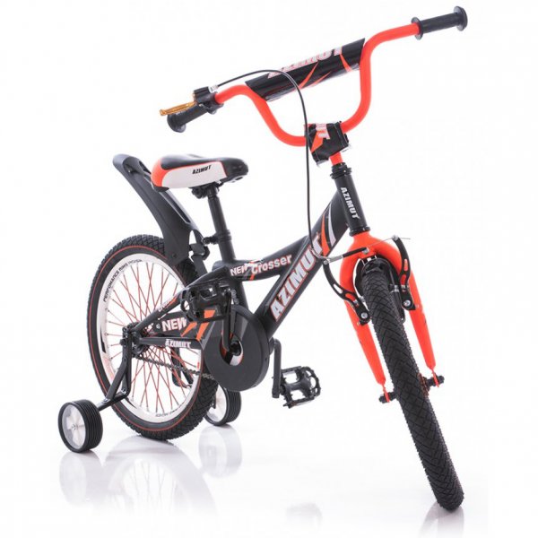 Велосипед Azimut 18&quot; Crosser Графит-оранжевый