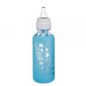 Защитный чехол для стеклянной бутылочки Dr. Brown&#039;s 240мл Голубой (896)