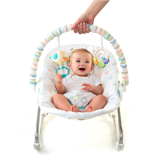 Крісло-гойдалка Bright Starts BS8732 з малюком 